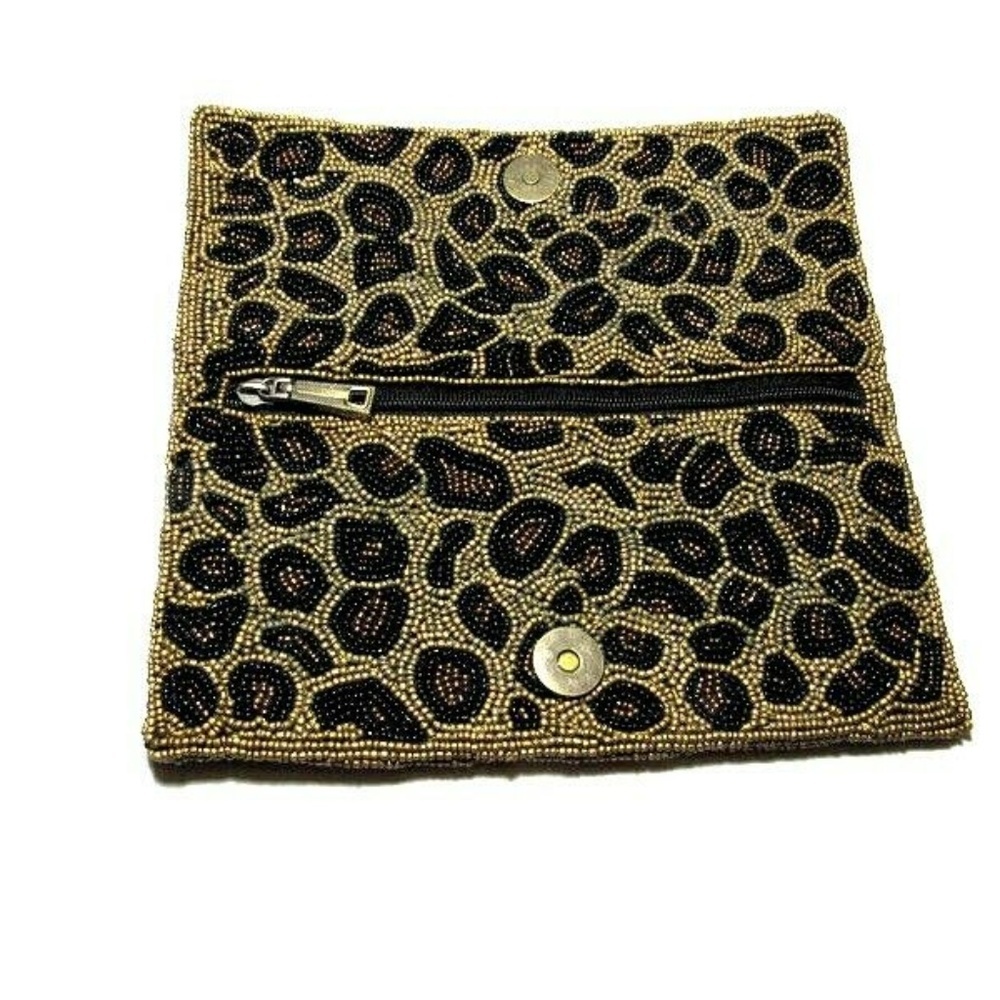 Expressions NYC Beaded Vegan Travel Accessory Bag
